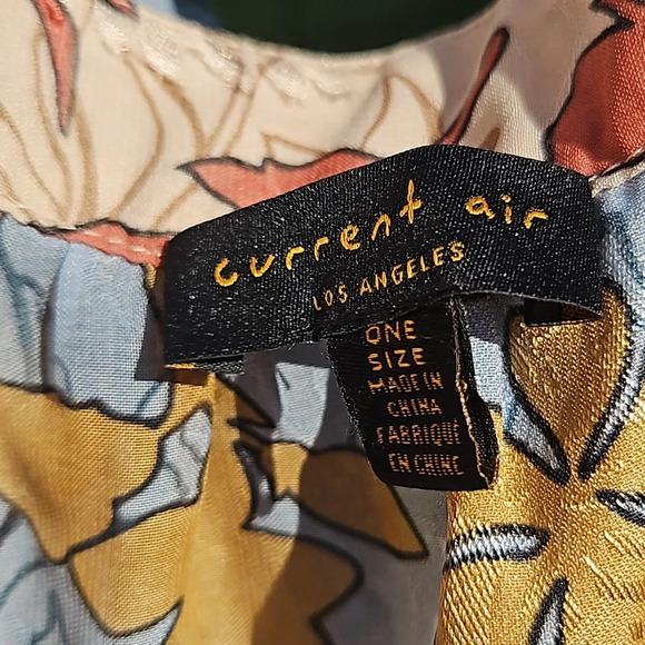 Anthroplogie Current Air Sheer Floral Kimono - Picture 8 of 8